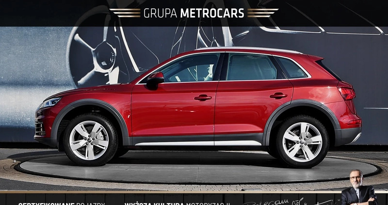 Audi Q5 cena 169899 przebieg: 99868, rok produkcji 2020 z Lędziny małe 781